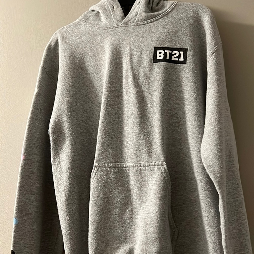 Gray Logo Hoodie - Casual Women's Pullover